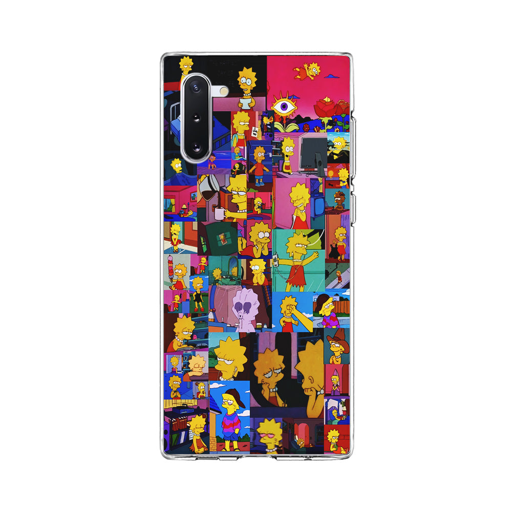 Lisa Simpson Aesthetic Samsung Galaxy Note 10 Case