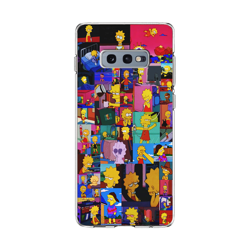 Lisa Simpson Aesthetic Samsung Galaxy S10E Case