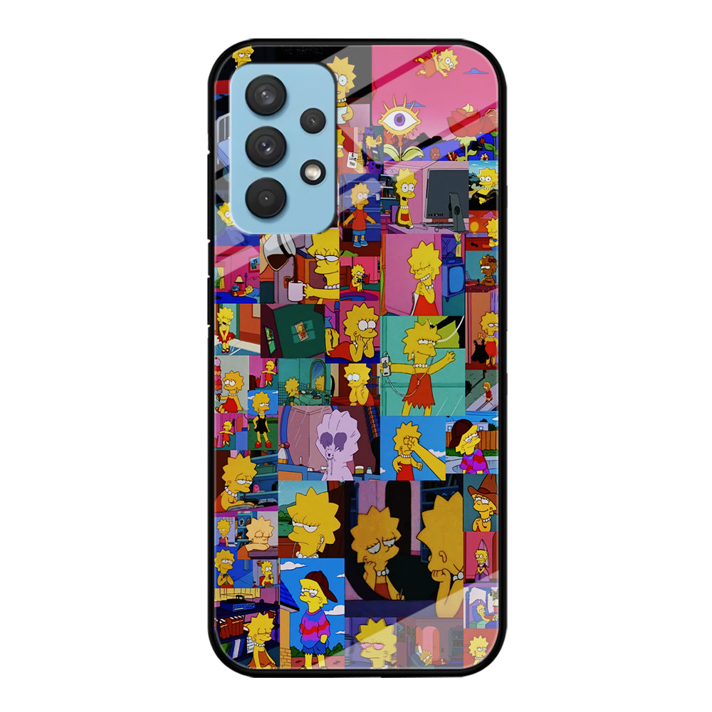 Lisa Simpson Aesthetic Samsung Galaxy A32 Case-Phone Case-Tempered Glass Case-Altracase