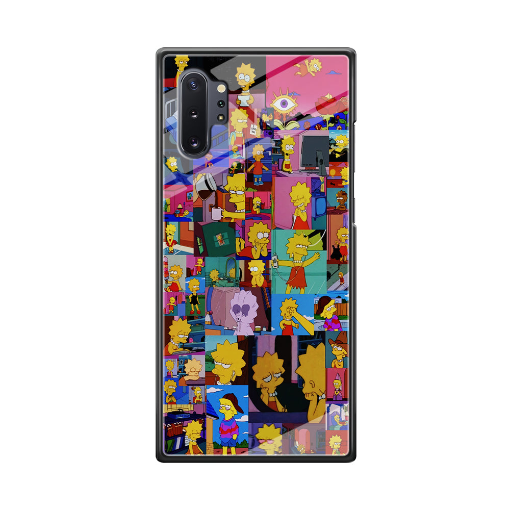 Lisa Simpson Aesthetic Samsung Galaxy Note 10 Plus Case