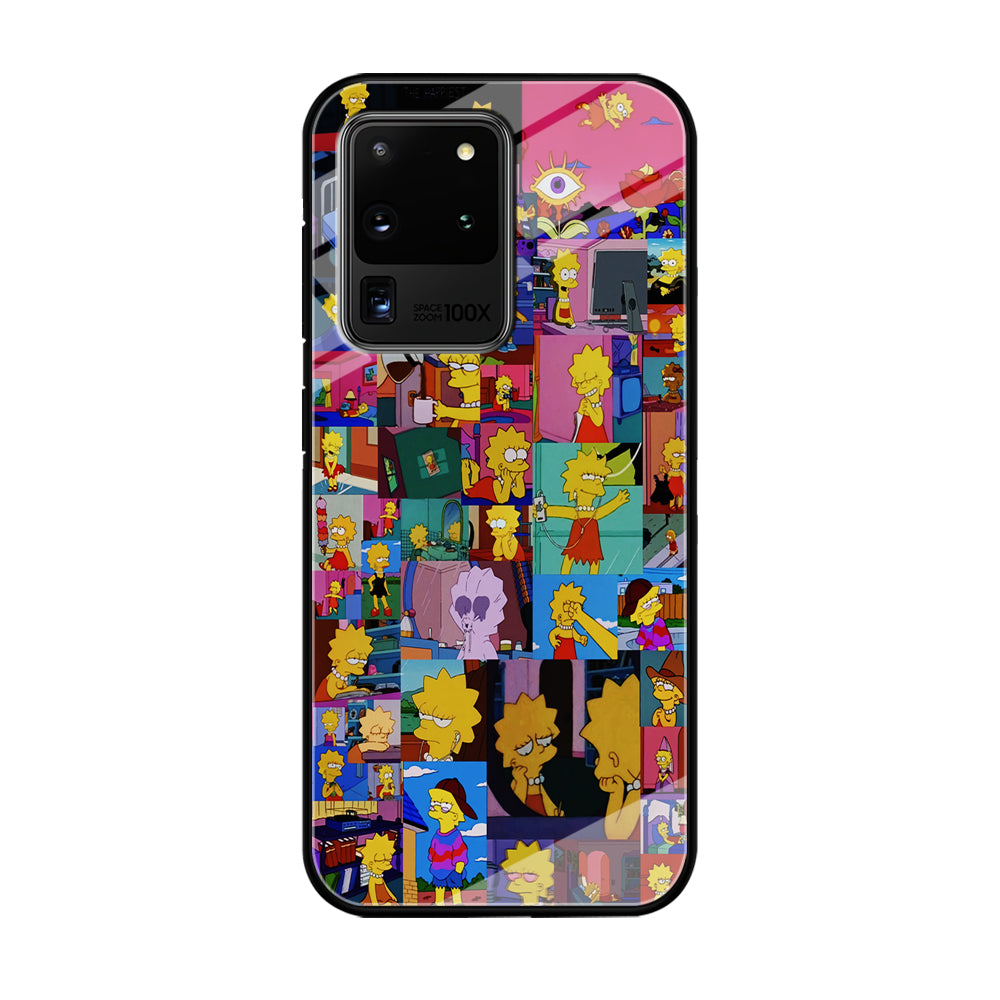 Lisa Simpson Aesthetic Samsung Galaxy S20 Ultra Case