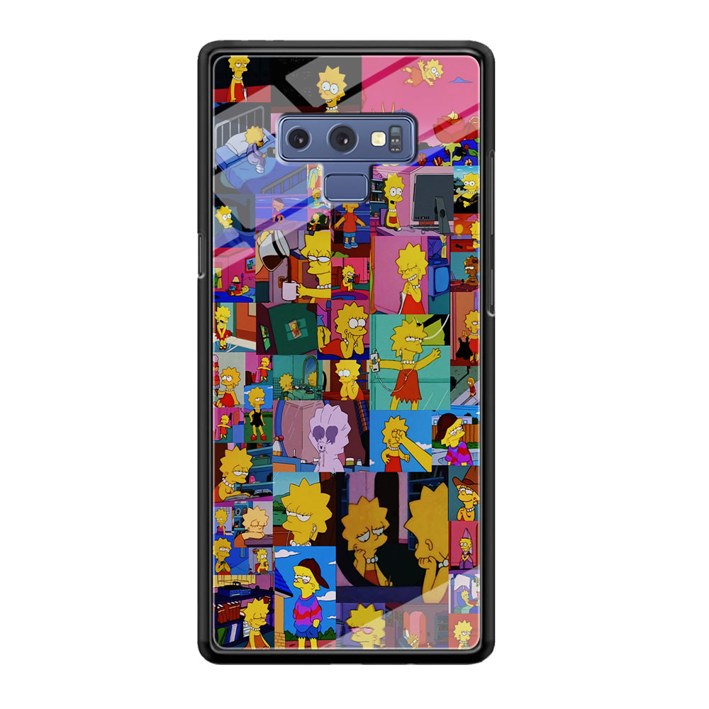 Lisa Simpson Aesthetic Samsung Galaxy Note 9 Case