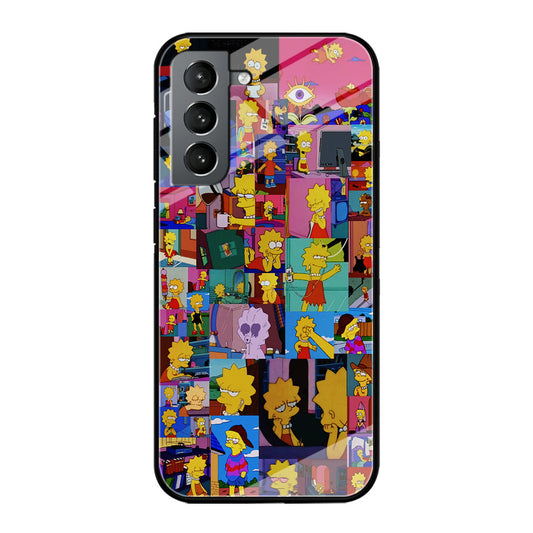 Lisa Simpson Aesthetic Samsung Galaxy S23 Plus Case-Phone Case-Tempered Glass Case-Altracase