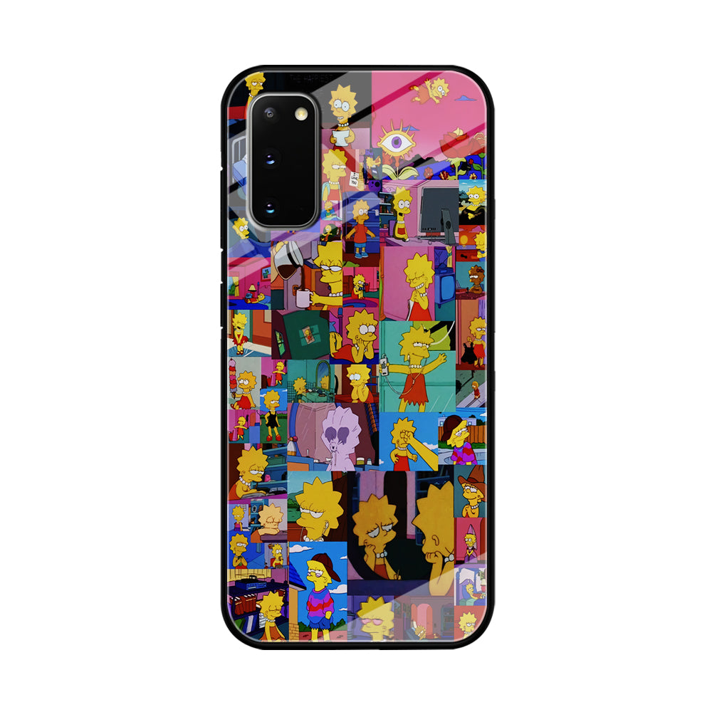 Lisa Simpson Aesthetic Samsung Galaxy S20 Case