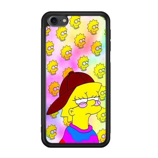 Lisa Simpson Hypebeast iPod Touch 6 Case-Phone Case-Rubber White (2D Case)-Altracase
