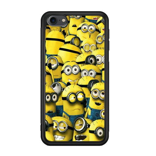 Lots of Minion iPod Touch 6 Case-Phone Case-Rubber White (2D Case)-Altracase