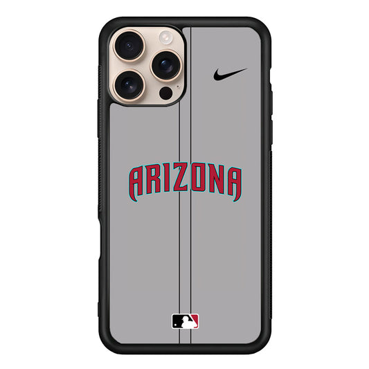 MLB Arizona Diamondbacks Gray Nike iPhone 16 Pro Max Case - Altracase