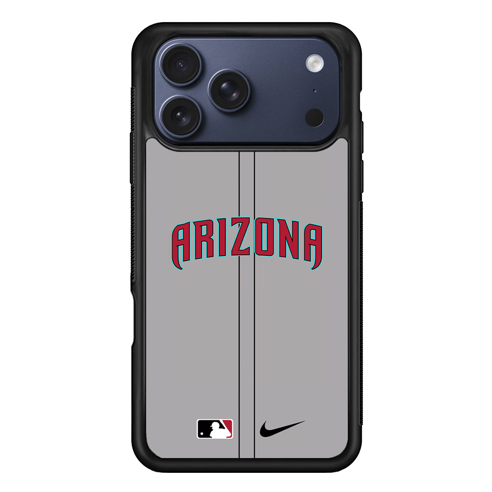 MLB Arizona Diamondbacks Gray Nike iPhone 17 Pro Case - Altracase