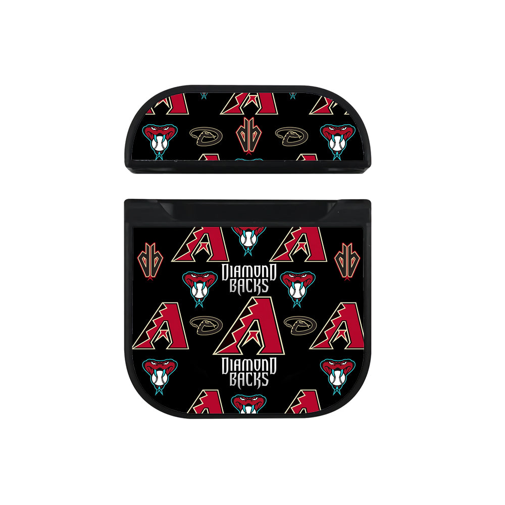 MLB Arizona Diamondbacks Rattlesnake Apple AirPods Case-AirPod Case-Black-Altracase