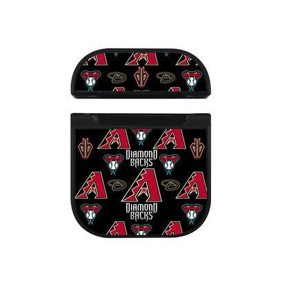 MLB Arizona Diamondbacks Rattlesnake Apple AirPods Case-AirPod Case-Black-Altracase
