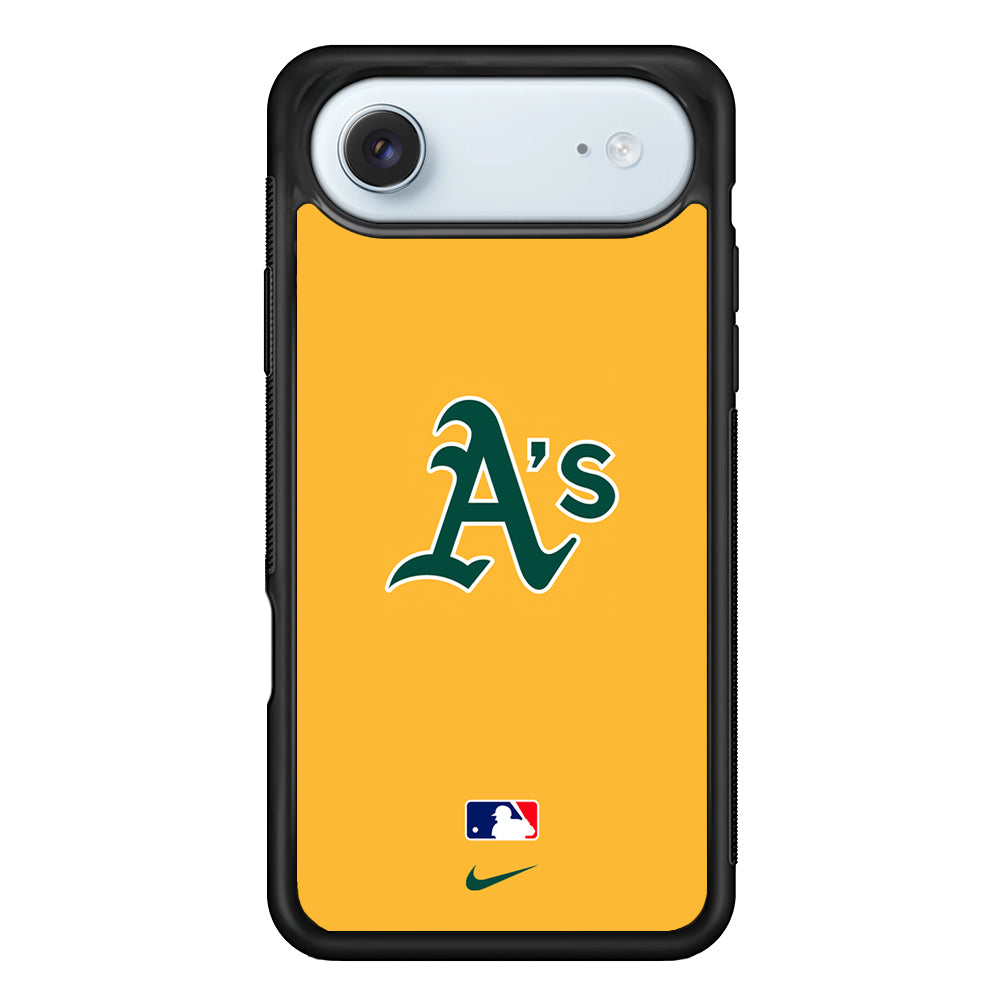 MLB Athletics Yellow Nike iPhone 17 Air Case - Altracase