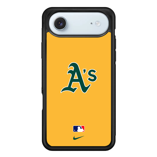 MLB Athletics Yellow Nike iPhone 17 Air Case - Altracase
