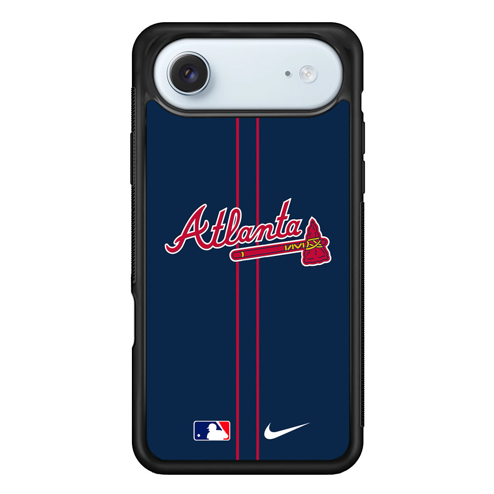 MLB Atlanta Braves Navy Nike iPhone 17 Air Case - Altracase