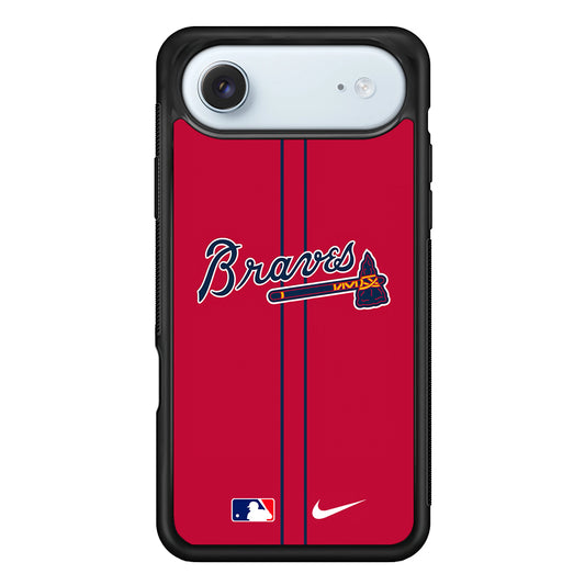 MLB Atlanta Braves Red Nike iPhone 17 Air Case - Altracase