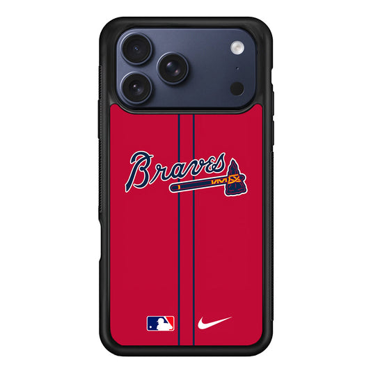 MLB Atlanta Braves Red Nike iPhone 17 Pro Max Case - Altracase