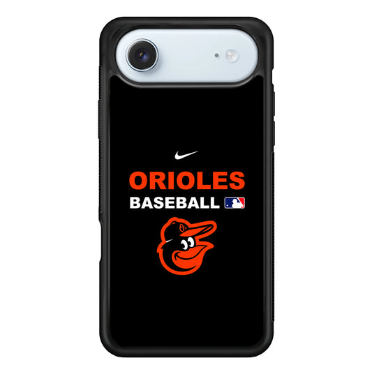 MLB Baltimore Orioles Black Nike iPhone 17 Air Case - Altracase