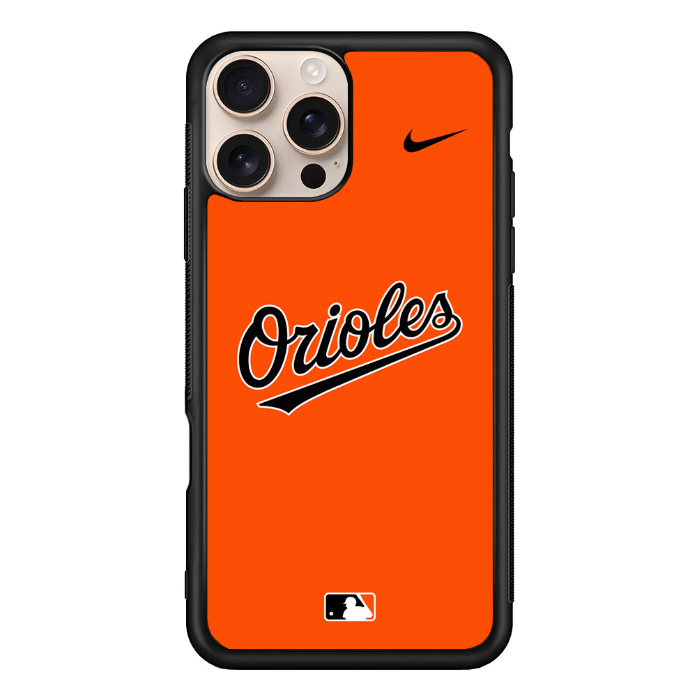 MLB Baltimore Orioles Orange Nike iPhone 16 Pro Case - Altracase