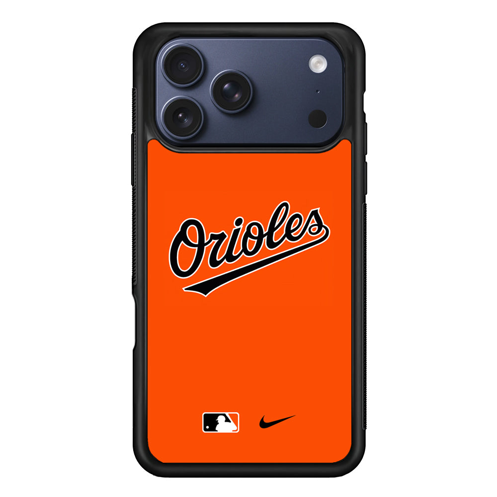 MLB Baltimore Orioles Orange Nike iPhone 17 Pro Case - Altracase
