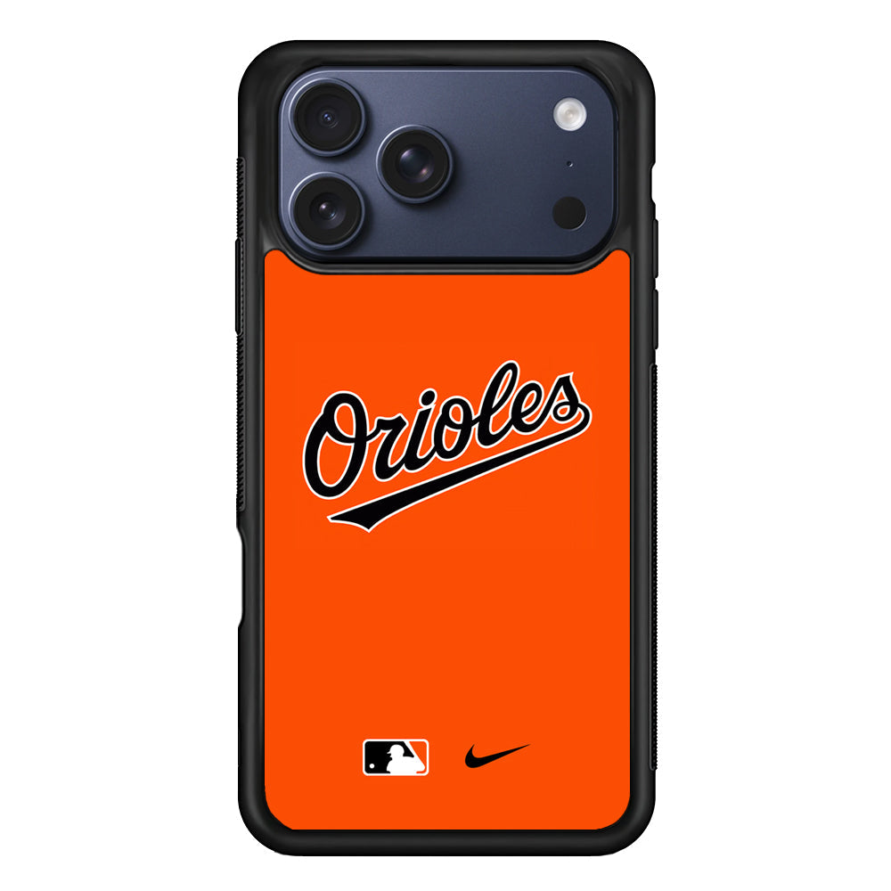 MLB Baltimore Orioles Orange Nike iPhone 17 Pro Max Case - Altracase