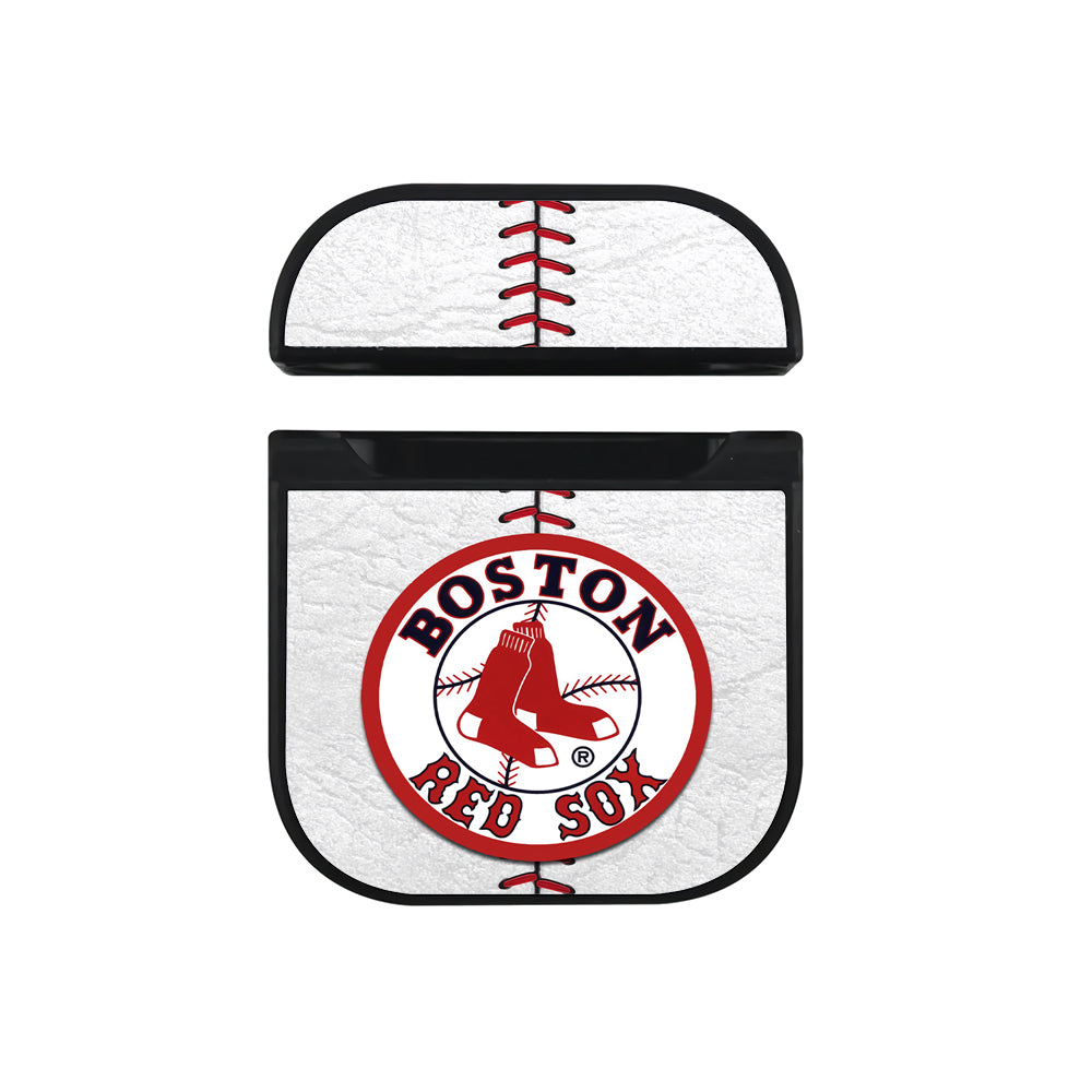 MLB Boston Red Sox Logo Apple AirPods Case-AirPod Case-Black-Altracase