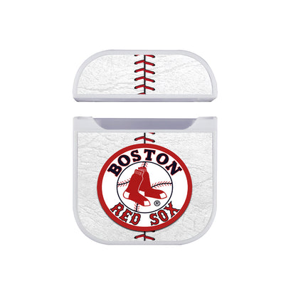 MLB Boston Red Sox Logo Apple AirPods Case-AirPod Case-White-Altracase