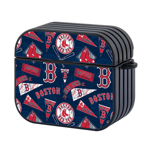 MLB Boston Red Sox Pattern Apple AirPods 4 Case - AirPod Case - Altracase