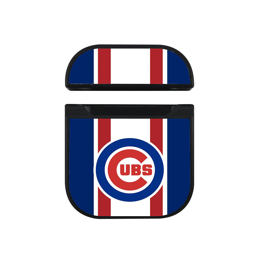 MLB Chicago Cubs Logo Apple AirPods Case-AirPod Case-Black-Altracase