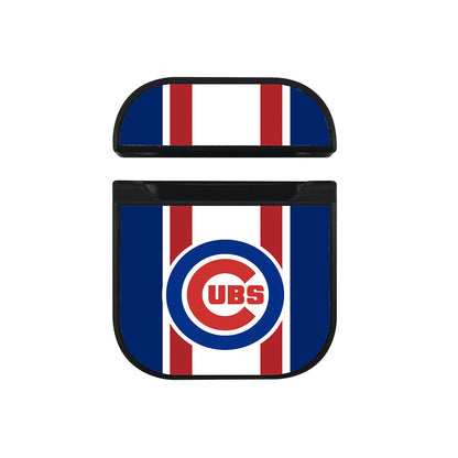 MLB Chicago Cubs Logo Apple AirPods Case-AirPod Case-Black-Altracase