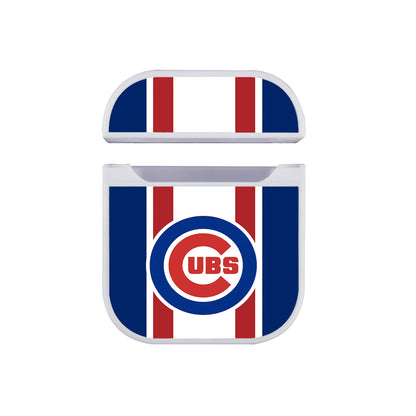 MLB Chicago Cubs Logo Apple AirPods Case-AirPod Case-White-Altracase
