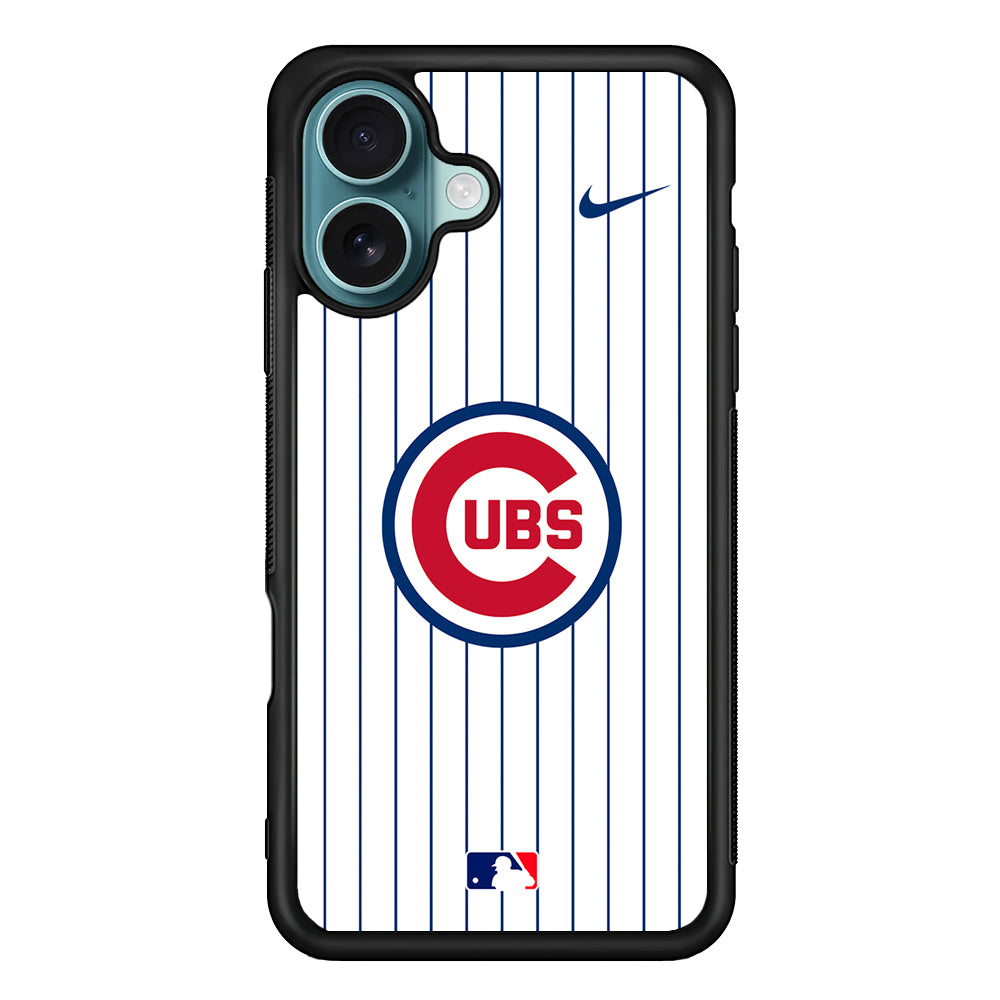 MLB Chicago Cubs White Nike iPhone 16 Case - Altracase