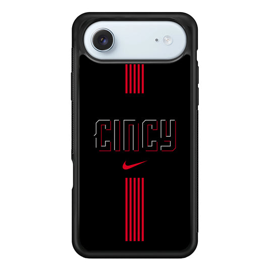 MLB Cincinnati Reds Black Nike iPhone 17 Air Case - Altracase