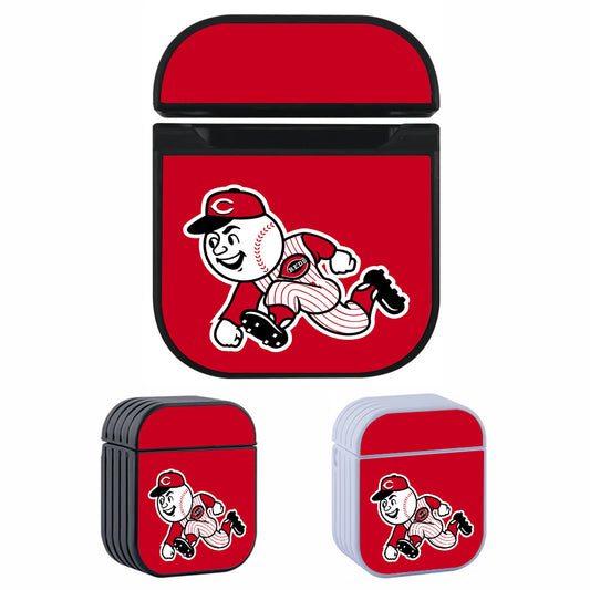 MLB Cincinnati Reds Mascot Apple AirPods Case-AirPod Case-Altracase