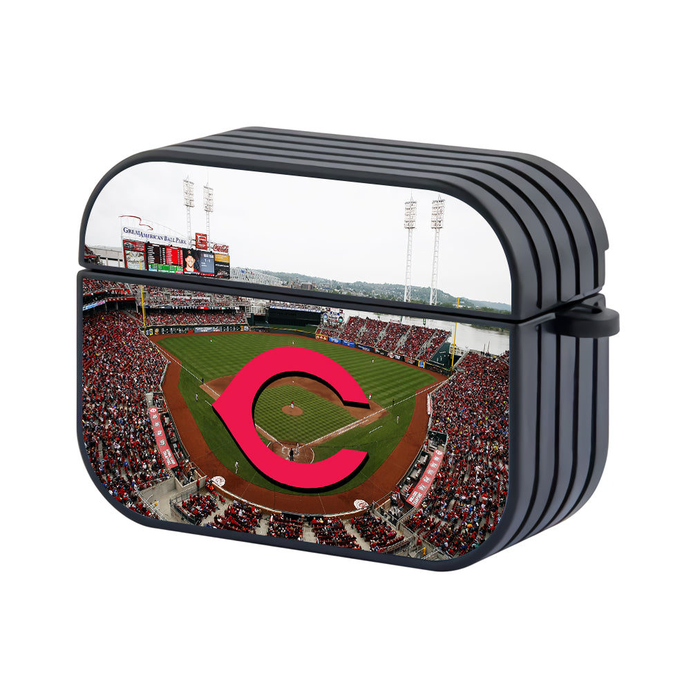 MLB Cincinnati Reds Stadium Apple Airpods Pro 2 Case-Airpods Pro 2 Case-Altracase