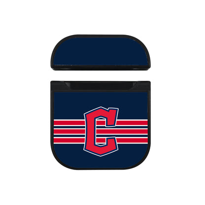 MLB Cleveland Guardians Logo Apple AirPods Case-AirPod Case-Black-Altracase
