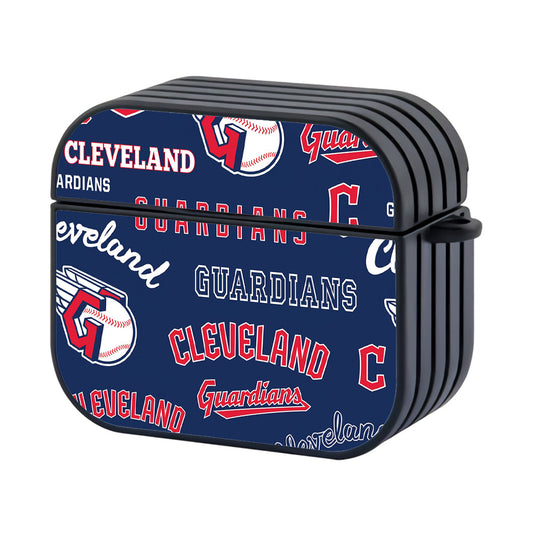 MLB Cleveland Guardians Pattern Apple AirPods 4 Case - AirPod Case - Altracase