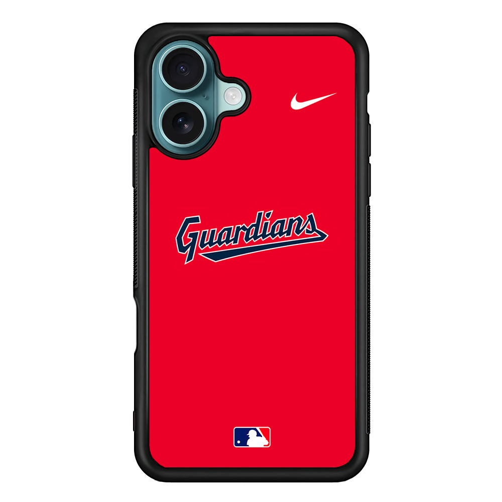 MLB Cleveland Guardians Red Nike iPhone 16 Case - Altracase