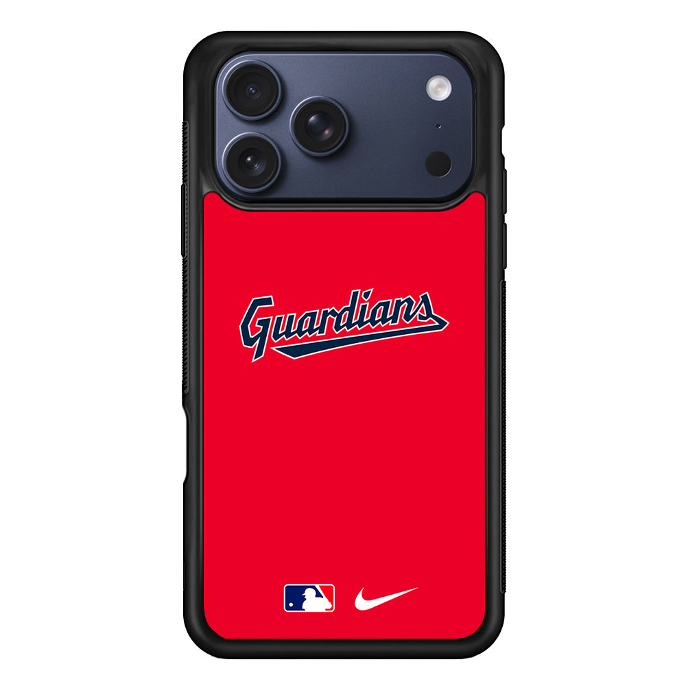 MLB Cleveland Guardians Red Nike iPhone 17 Pro Case - Altracase