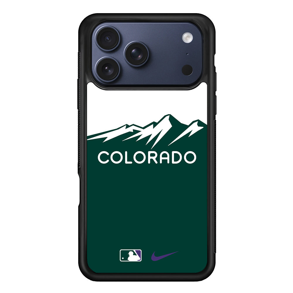 MLB Colorado Rockies Green Nike iPhone 17 Pro Max Case - Altracase