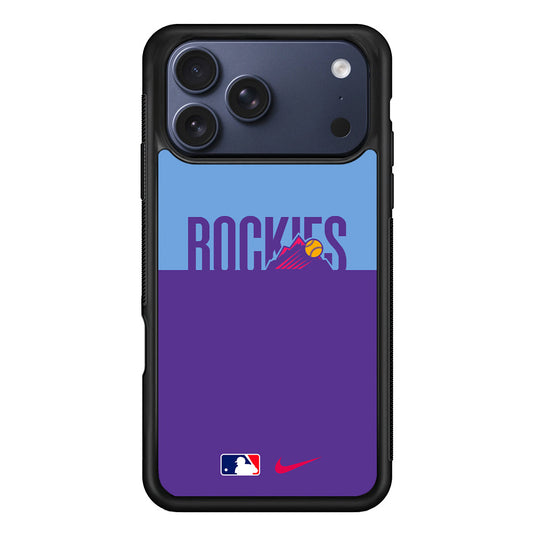 MLB Colorado Rockies Purple Nike iPhone 17 Pro Max Case - Altracase