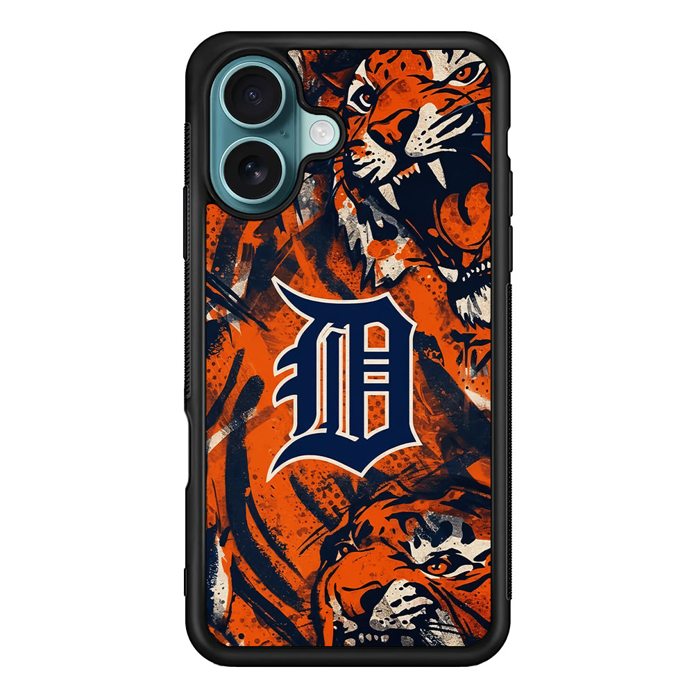 MLB Detroit Tigers Team Artwork iPhone 16 Case - Altracase