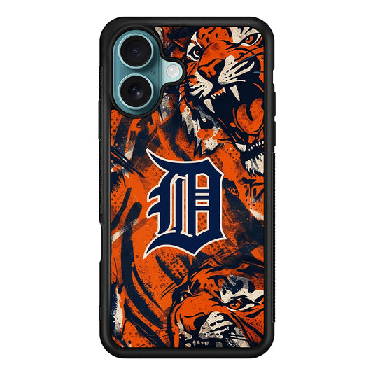 MLB Detroit Tigers Team Artwork iPhone 16 Case - Altracase