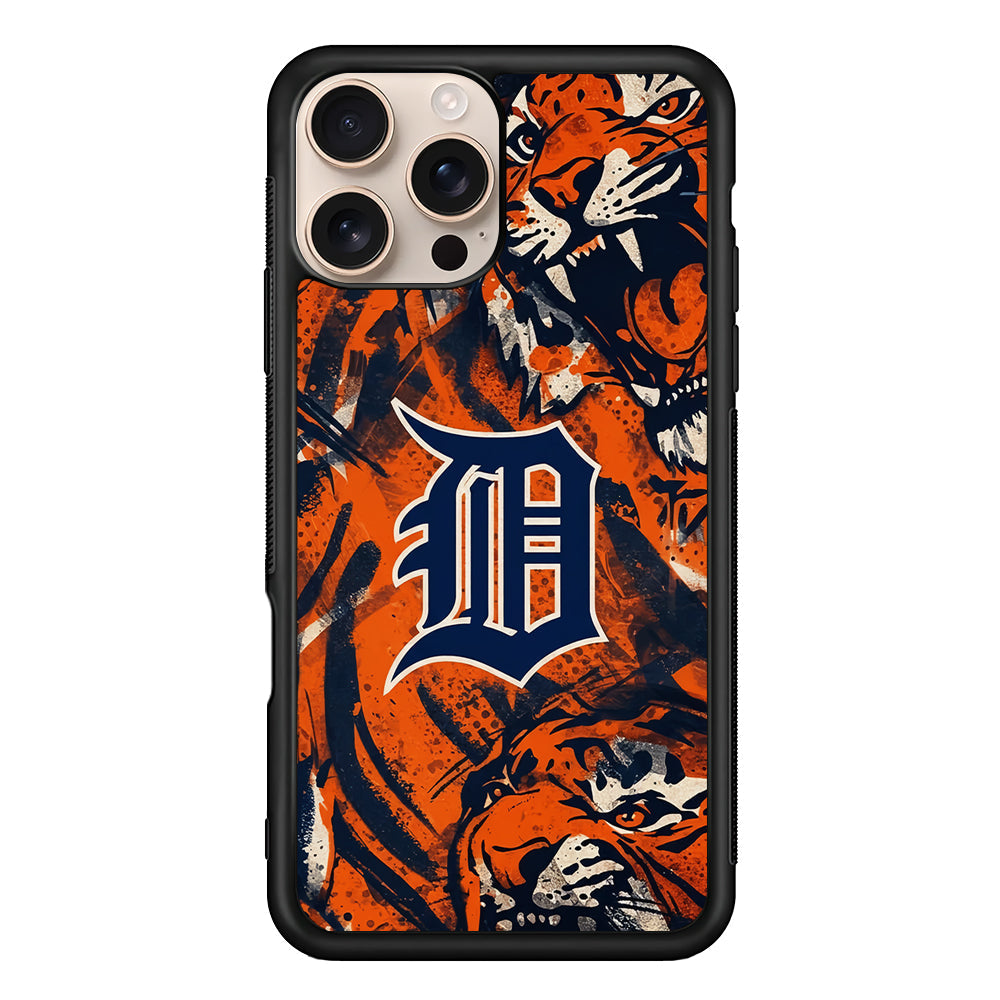 MLB Detroit Tigers Team Artwork iPhone 16 Pro Max Case - Altracase