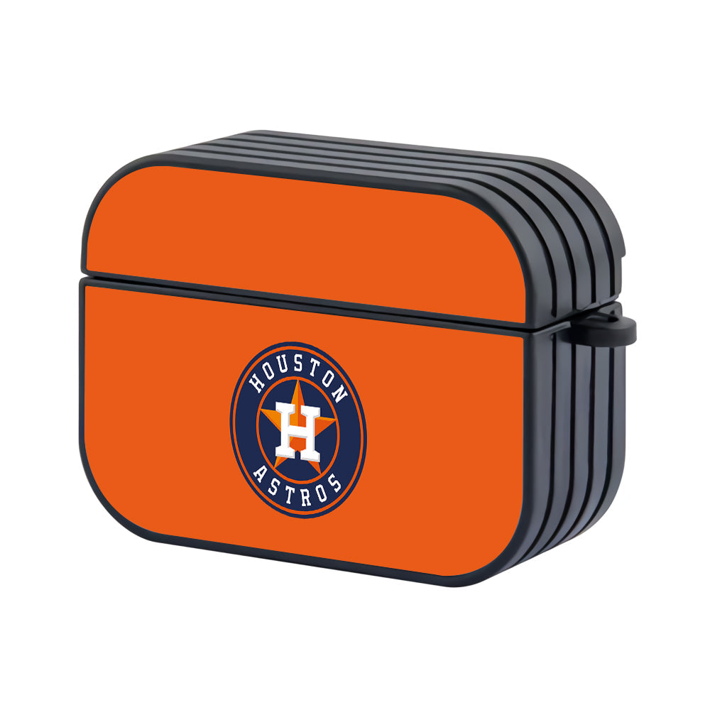 MLB Houston Astros Orange Apple Airpods Pro 2 Case-Airpods Pro 2 Case-Altracase