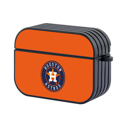 MLB Houston Astros Orange Apple Airpods Pro 2 Case-Airpods Pro 2 Case-Altracase
