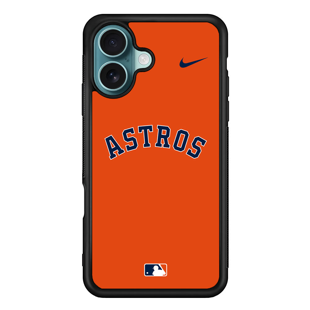 MLB Houston Astros Orange Nike iPhone 17 Case - Altracase