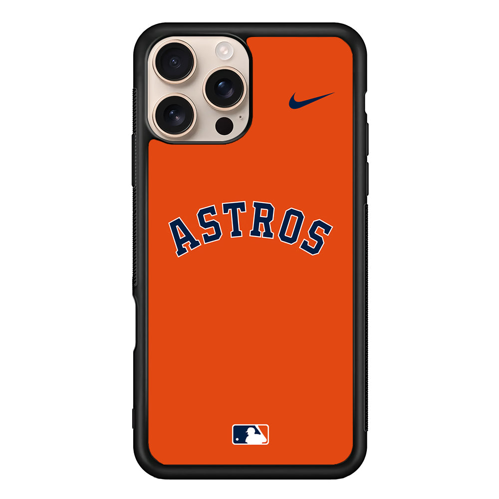 MLB Houston Astros Orange Nike iPhone 16 Pro Case - Altracase
