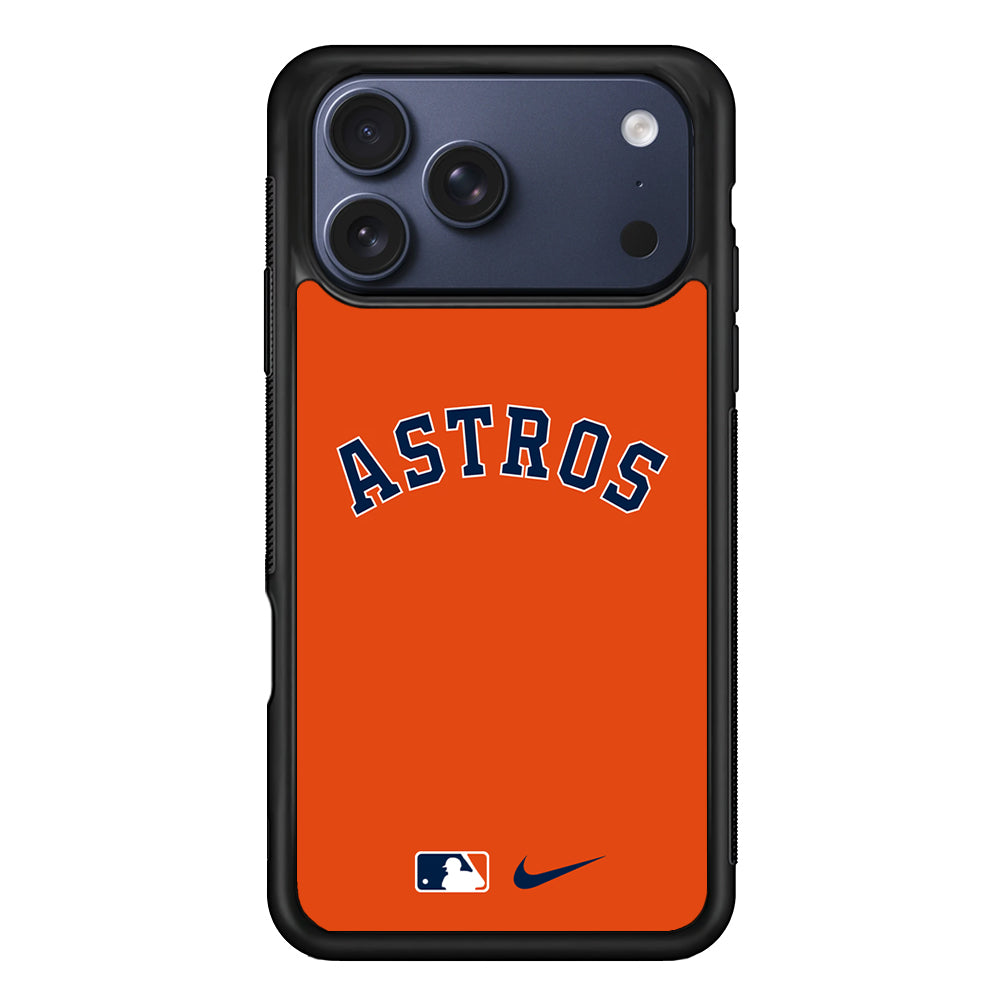 MLB Houston Astros Orange Nike iPhone 17 Pro Case - Altracase