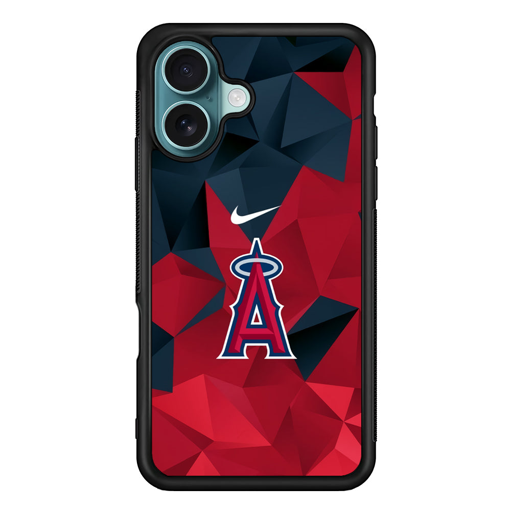 MLB Los Angeles Angels Polygonal Nike iPhone 16 Case - Altracase