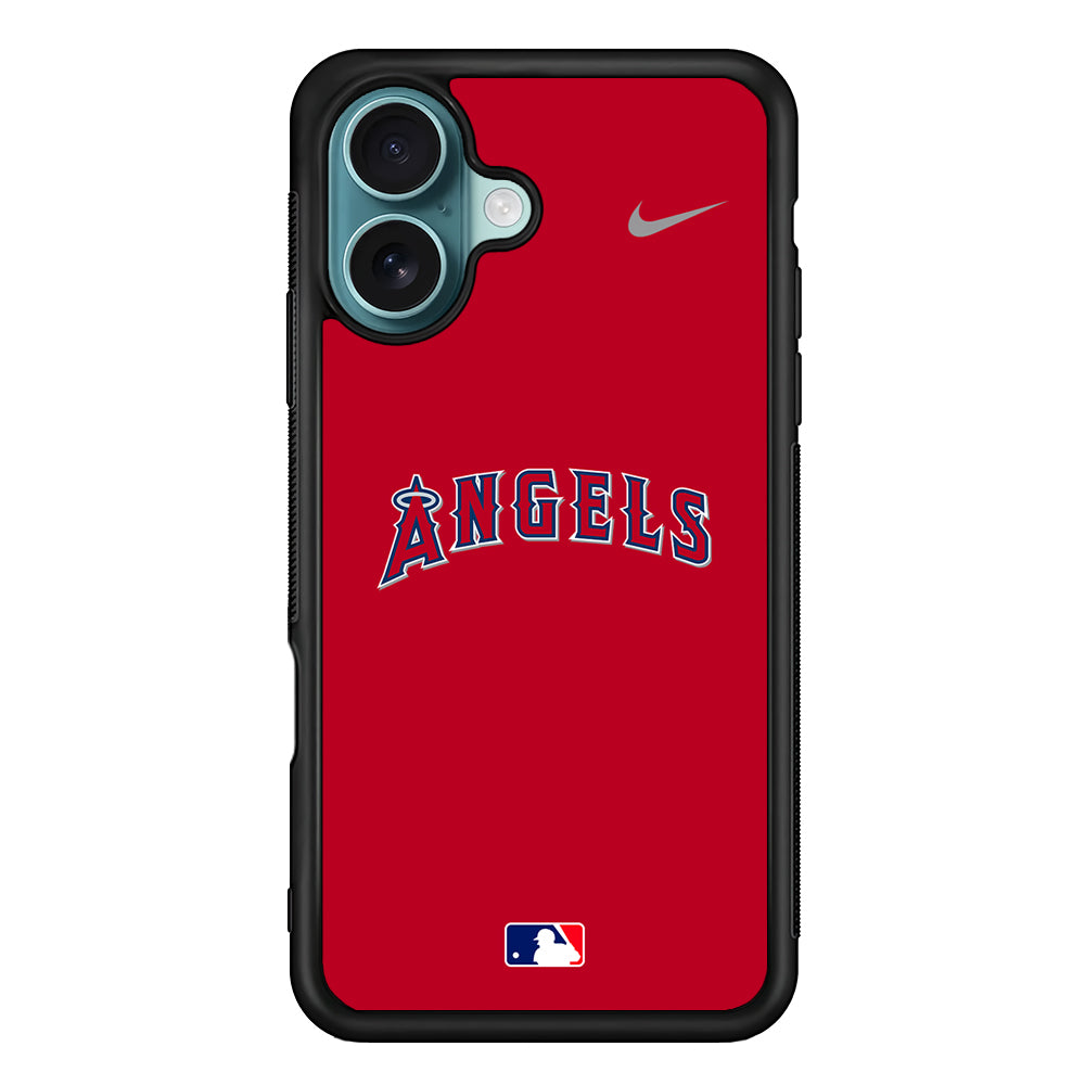 MLB Los Angeles Angels Red Nike iPhone 16 Case - Altracase
