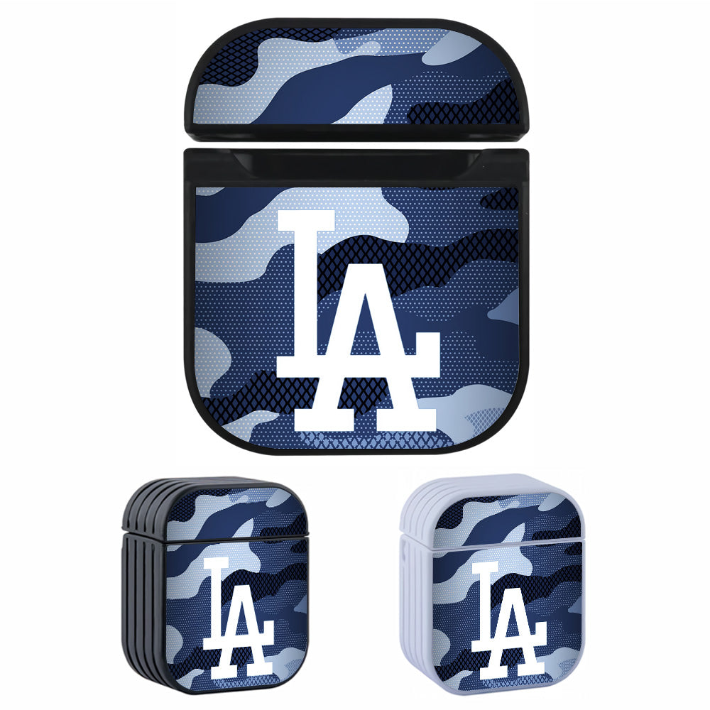 MLB Los Angeles Dodgers Camo Apple AirPods Case-AirPod Case-Altracase